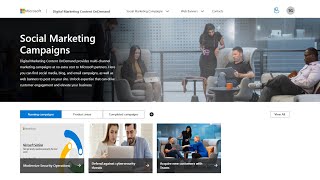 Digital Marketing Content OnDemand  Social and Email Campaigns Demo [upl. by Tullusus]