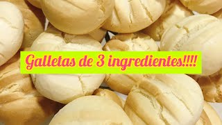 GALLETAS DE 3 INGREDIENTES [upl. by Patricio]