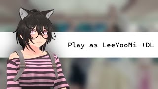 Play as New LeeYooMee  DL YANDERE SIMULATOR DEMO [upl. by Telimay]