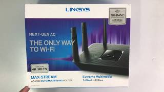 Царь роутер Linksys EA9300 MaxStream AC4000 MUMIMO [upl. by Sucramd]