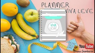 PLANNER PARA DIETA  VIVA LEVE  GRATIS  2020  BRUNA GAMBARINI [upl. by Bram690]