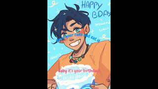 HAPPY BIRTHDAY SEAWEED BRAIN walkerscobell percyjackson pjoedit edit toa hoo [upl. by Lissi911]