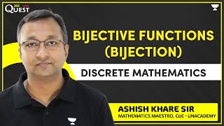 Bijective FunctionsBijectionDiscrete Mathematics  JEE Maths  JEE  Function  Ashish Khare Sir [upl. by Attennek]