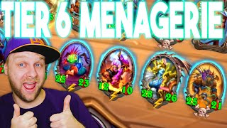 Tavern 6 Menagerie ist der coolste Build in Hearthstone Schlachtfeld [upl. by Hajar]