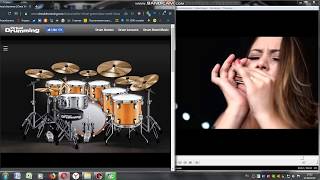 Indiara Sfair amp virtualdrumming Improvisation in Cm Find the TAB link in the description [upl. by Atinav]