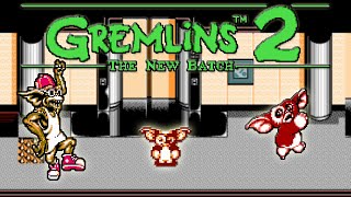 Gremlins 2 The New Batch NES  Stage 1  Clamp Enterprises [upl. by Nosiddam]