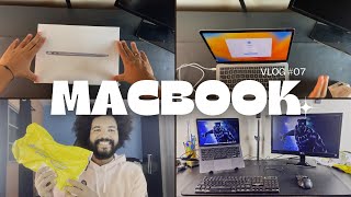 MACBOOK AIR M1 2020 CINZA ESPACIAL UNBOXING  ACESÓRIOS DA SHOPEE [upl. by Balmuth217]