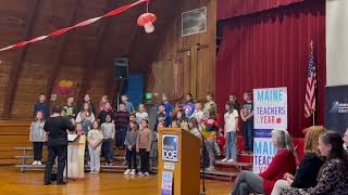 Wiscasset Elementary School chorus [upl. by Namor]