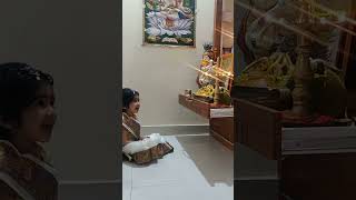 Thulasikathir Nulliyeduthu by little Dheera 2yearsold devotionalsongs krishna [upl. by Leunamnauj902]