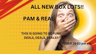 ALL NEW BOX LOTS PAM amp REAL [upl. by Codd647]