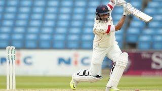 Petersen century defies Somerset Lancashire v Somerset Day Three [upl. by Nerha]