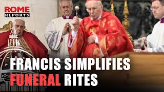 Pope Francis simplifies his funeral rite these are the main modifications [upl. by Attenwad]