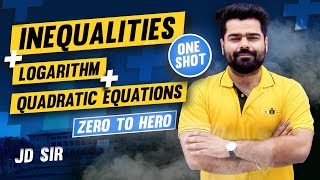 Inequalities Logarithm amp Quadratic Equation In One Shot  NDA 1 2024  Jitesh Sir [upl. by Penrose999]