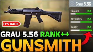 GRAU 556 BEST 3 SHOT GUNSMITH IN CALL OF DUTY MOBILE  GRAU 556 RANK BUILD COD MOBILE [upl. by Sevein234]