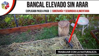 🔨 Como hacer BANCALES ELEVADOS  SIN ARAR LA TIERRA  Bancal de madera explicado paso a paso [upl. by Now]