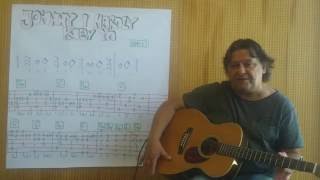 Fingerstyle Guitar Lesson  128 JOHNNY I HARDLY KNEW YA [upl. by Ahsiener]