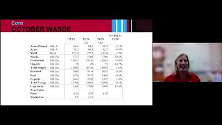 Badger Crop Connect Webinar Series 2024Fall 2024 CornampSoybean Outlook and Situation wBrenda Boetel [upl. by Miculek]