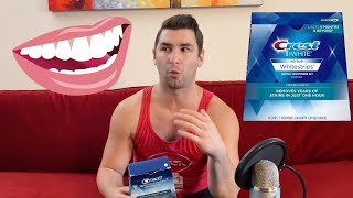 Crest 3D Whitening Strips 1 Hour Express Review [upl. by Oiramej361]