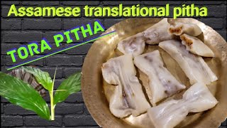 Traditional Tora pitha recipeTora pitha recipeHealthy tasty recipe [upl. by Gnohc]