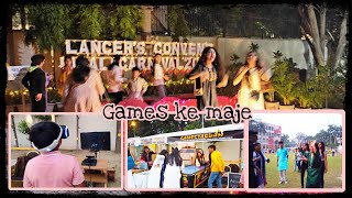 Event organization at Lancer convent school  Gaming Event  Outdoor Games [upl. by Ahsirat240]