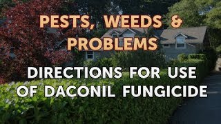 Directions for Use of Daconil Fungicide [upl. by Norling]