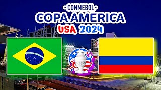 Colombia vs Brasil Copa America 2024 EN VIVO [upl. by Haney965]