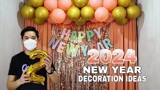 2024 NEW YEAR DECORATION IDEAS  DECORATION IDEAS FOR YEAR 2024  Rex Montalbo [upl. by Akissej]