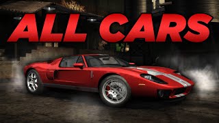 NFS Most Wanted 05  All Cars Bonus Cars 1080p60 [upl. by Aniretake]