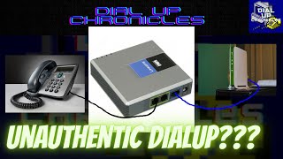 Dial Up Internet Using a VoIP Box [upl. by Levenson]