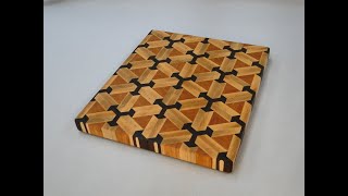 Scaffold Pattern End Grain board Build tutorial [upl. by Natfa]