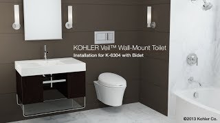 Installation – Veil Toilet with Bidet Seat [upl. by Virgel]