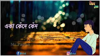 Vabini Kokhono Jabe Chole  ভাবিনি কখনো যাবে চলে  Bengali sad song New version  Nirob Prem [upl. by Llemaj819]