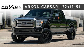 ARKON Caesar 22x12 51 2013 Ford F250 Super Duty [upl. by Gigi671]