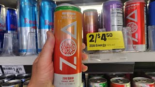 ZOA Mango Splash 7Eleven Exclusive Energy Drink [upl. by Pas]