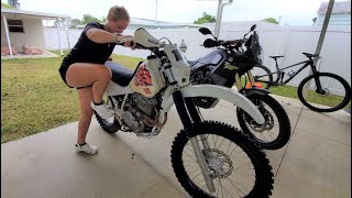 How to start the Honda XR600R XR600 [upl. by Karena]