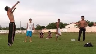 CAPOEIRA PALLMARES Treino de Saltos Mortal [upl. by Rube]