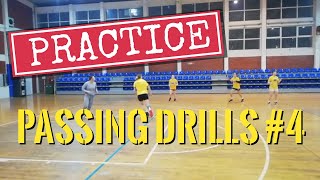 HANDBALL EDUCATION VIDEOS PRACTICE PASSING DRILLS 4 [upl. by Ahsiuqram229]