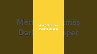 A capella Merry Christmas Darling snippet Carpenters I own no rights [upl. by Yraek530]