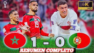 MARRUECOS VS PORTUGAL RESUMEN COMPLETO HD [upl. by Sucy]