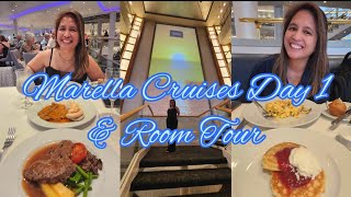 RoomCabin Tour And Our First Day Aboard Marella Cruises [upl. by Marti]