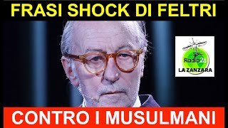 VITTORIO FELTRI frasi shock contro i musulmani 💥 [upl. by Auqenwahs]