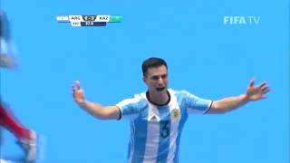 Argentina v Kazakhstan  FIFA Futsal World Cup 2016  Match Highlights [upl. by Aierbma]