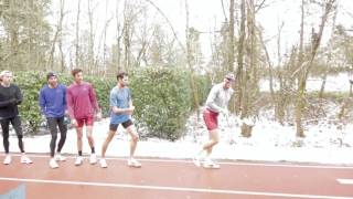 Bowerman TC Winter Workout [upl. by Nivat]