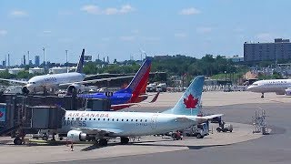 Airtrain Ride Through Newark Liberty International Airport EWR  July 16 2017 [upl. by Razal]