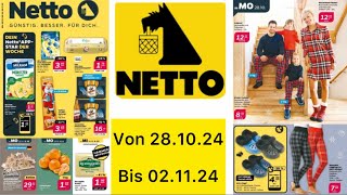 NETTO Angebote der WocheProspekte Werbung Gültig von 281024 bis 21124Werbungde [upl. by Groeg990]