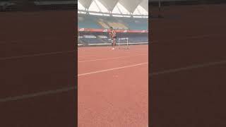 Hurdle technique running 100mviralvideoviralshortsyoutubeshortsytshortsshortreelsarmydrag [upl. by Naux]