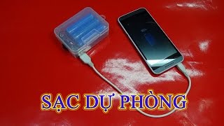 Chế sạc dự phòng cho điện thoại từ Pin Laptop cũ [upl. by James]