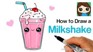 How to Draw a Milkshake Easy [upl. by Hendrika]