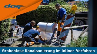 Dorr  Grabenlose Kanalsanierung im InlinerVerfahren  Einsatz für den DorrKanalservice in Lindau [upl. by Neret]