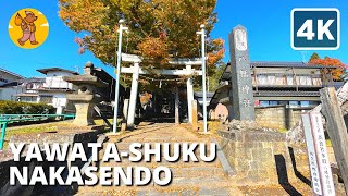 NAKASENDO TRAIL Part 24  Yawatashuku  4K Nagano Japan Countryside Walking Tour  佐久市 八幡宿 長野県 中山道 [upl. by Dwayne]